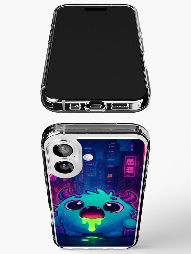 Neon Drool Beast iPhone Case