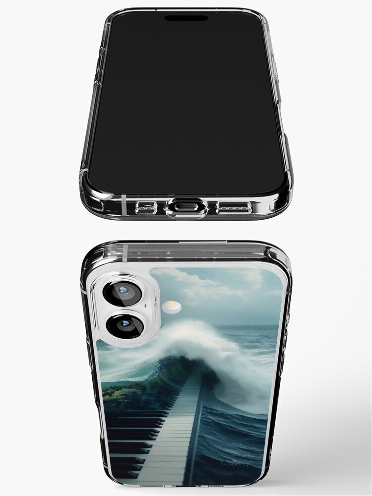 Surreal Piano Ocean Aesthetic iPhone Case