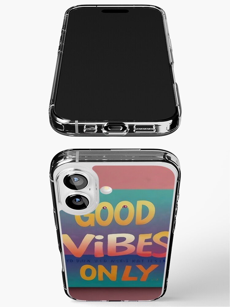 Good Vibes Only quote aesthetic iPhone case