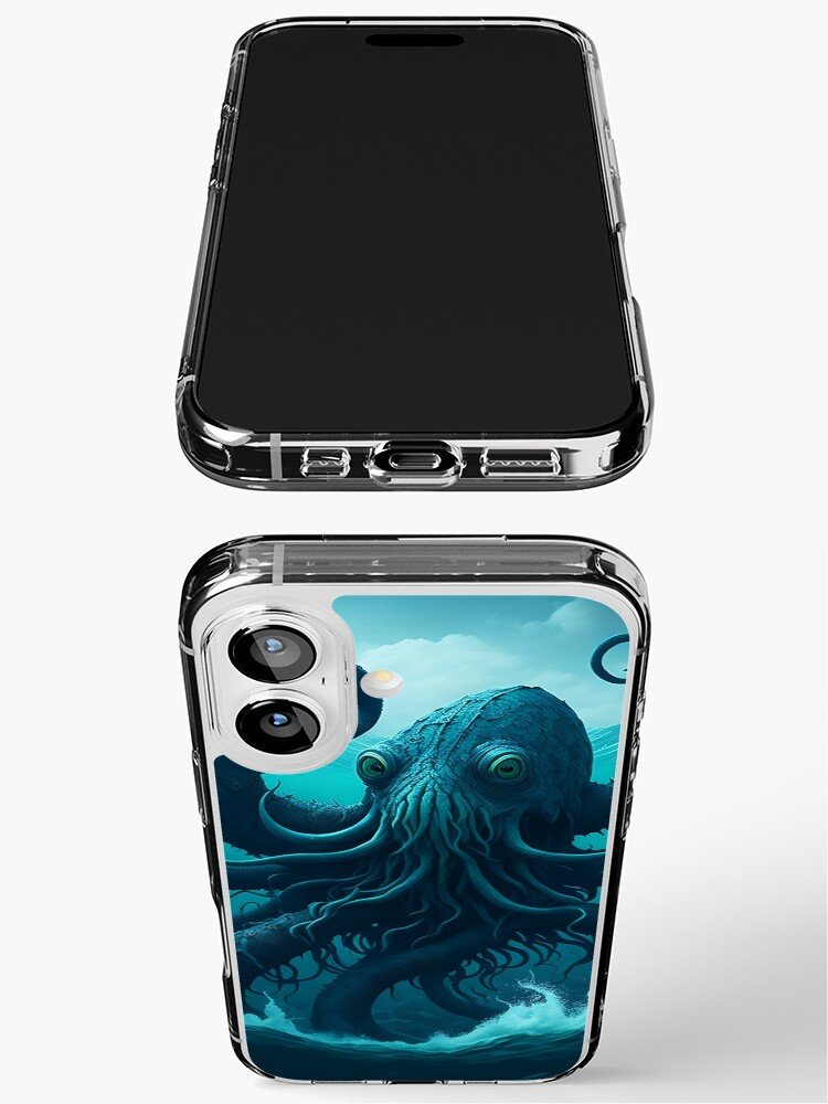 Kraken's Wrath Unleashing the Mighty Sea Beast iPhone Case