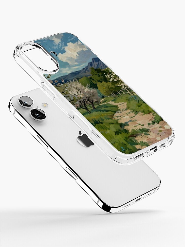 Spring orchard floral aesthetic iPhone case