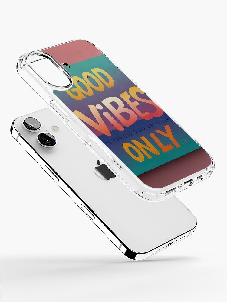 Good Vibes Only quote aesthetic iPhone case