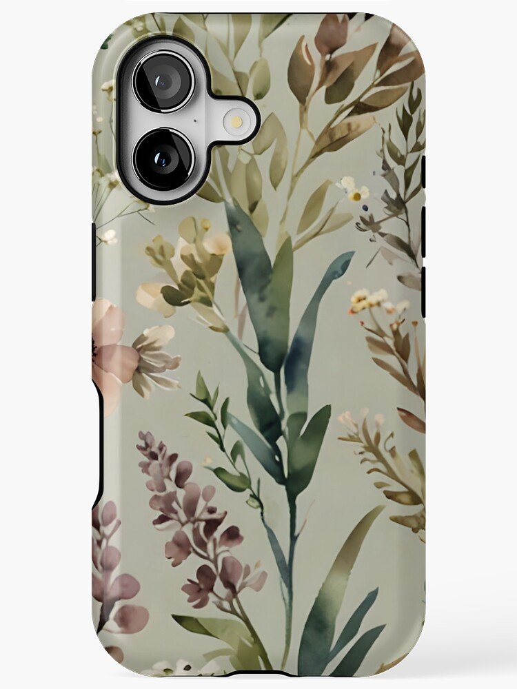 Pastel Watercolor Meadow Floral iPhone 17 Case
