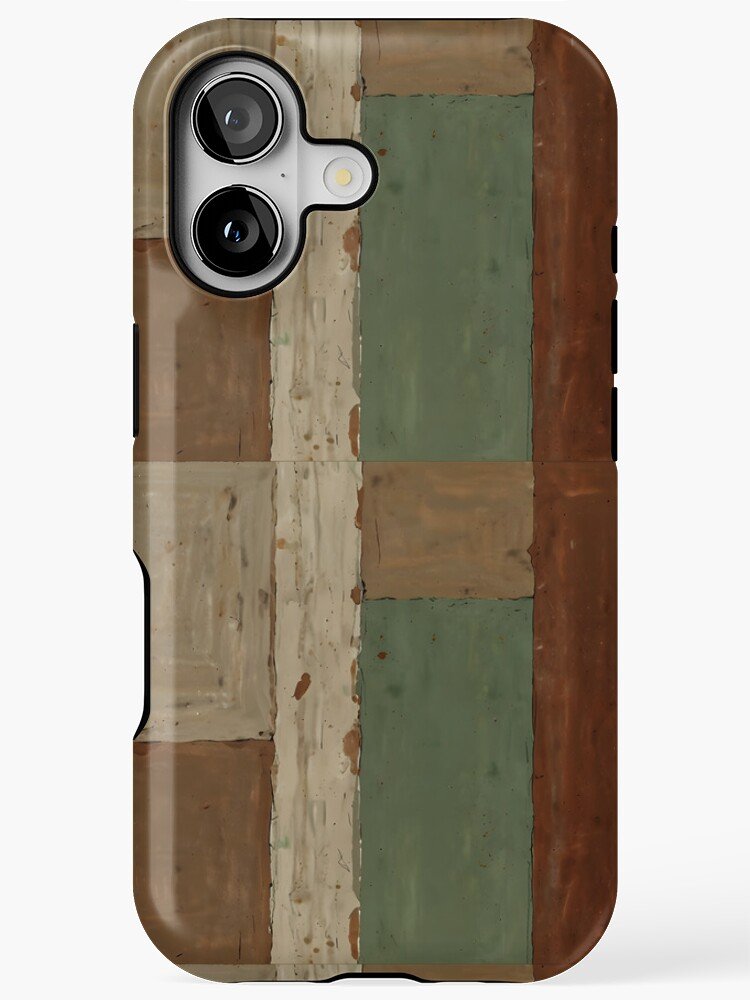 Warm minimalist abstract iPhone case