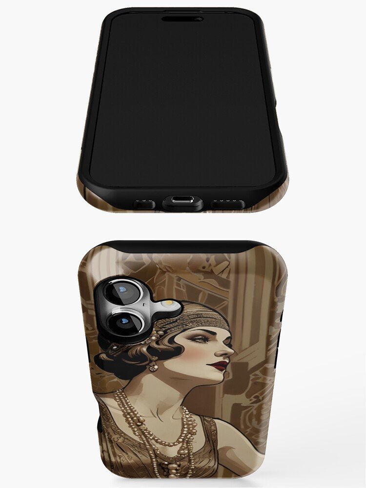 Vintage 1920s Flapper Art iPhone Case