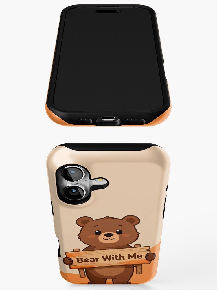 Bear With Me Funny Bear Pun Cute iPhone 17 Case