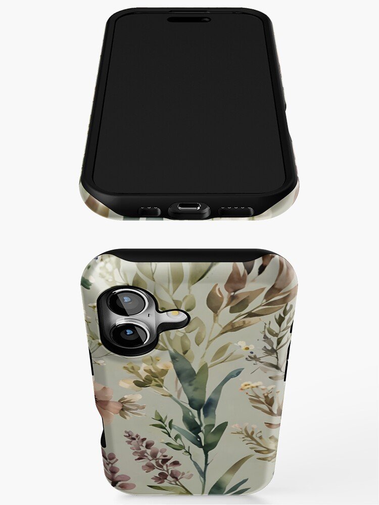 Pastel Watercolor Meadow Floral iPhone 17 Case
