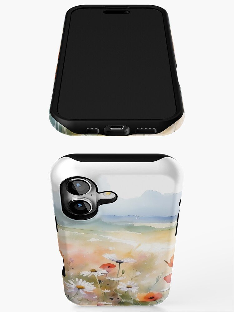 Wildflower – Soft Floral Meadow Art iPhone Case