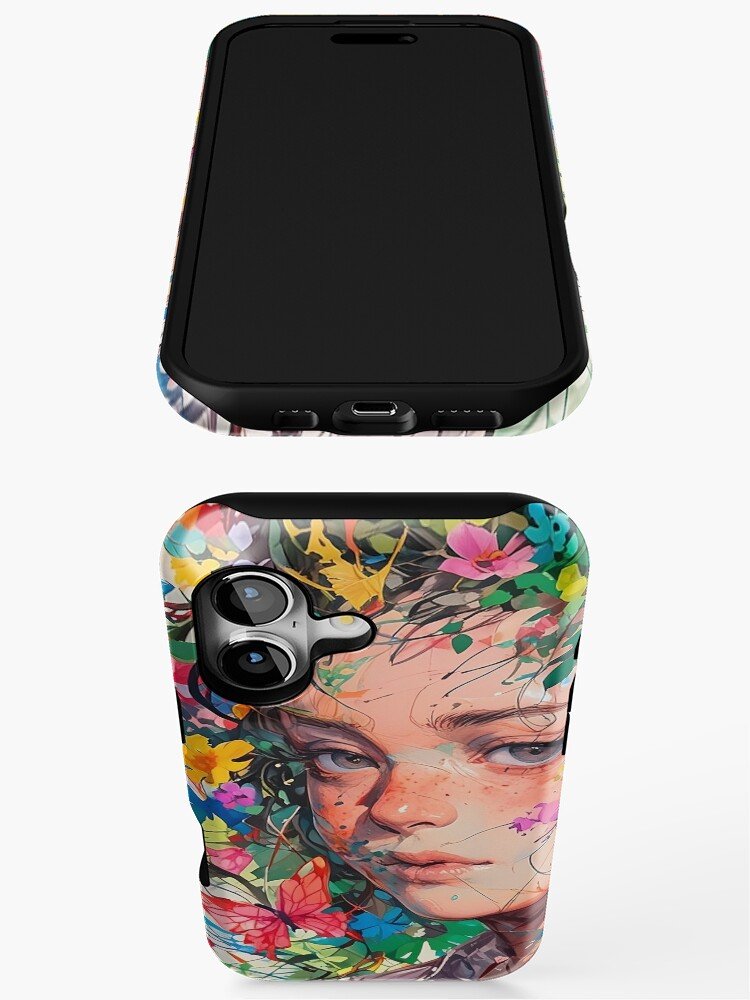 Surreal Mind in Bloom Aesthetic iPhone Case