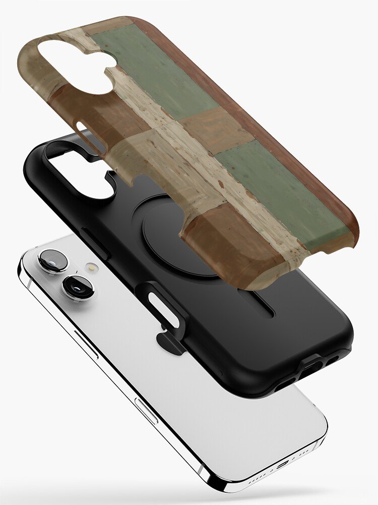 Warm minimalist abstract iPhone case