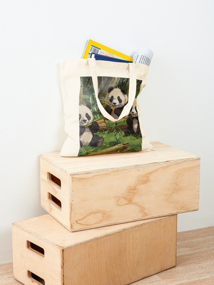 Cute Baby Panda – Kawaii Panda Tote Bag