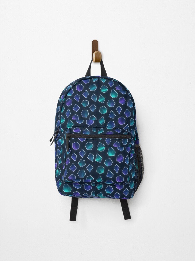 Aurora Geometry Abstract Backpack