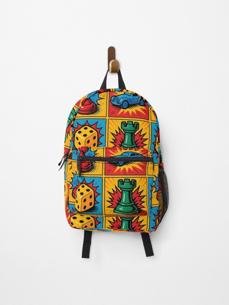 Board Game Pop Art Backpack
