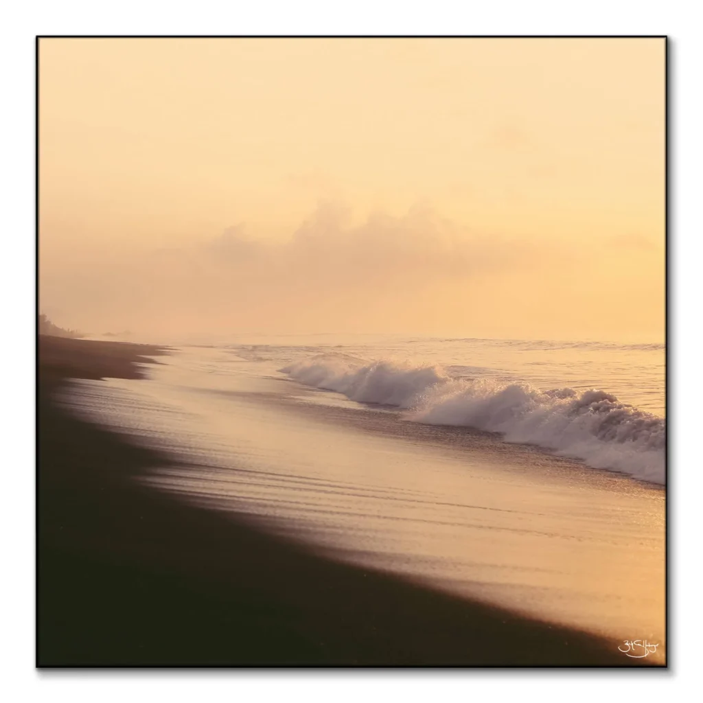Golden Sunrise Vintage Art