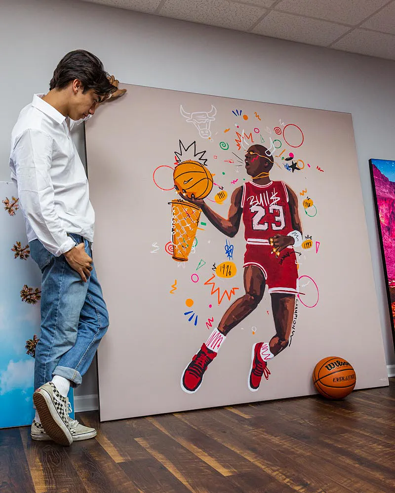 Flying Bull Michael Jordan Art