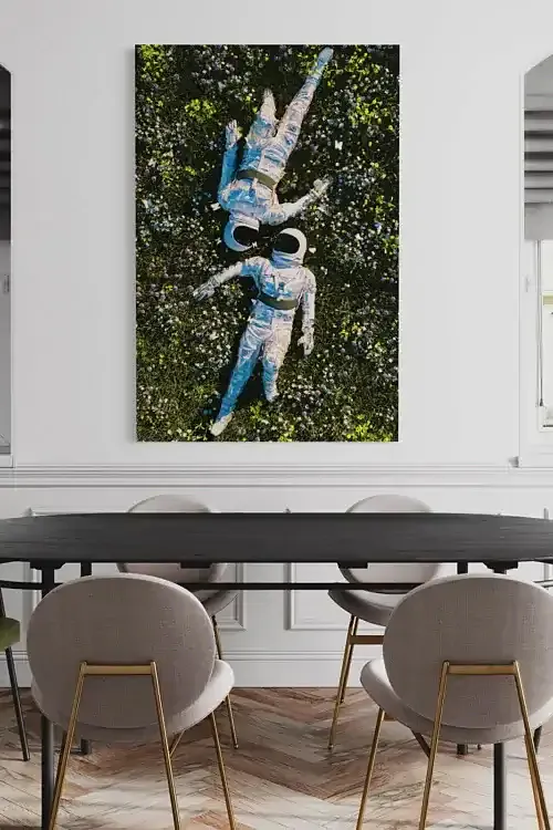 Relaxing Sunday Astronaut Wall Art