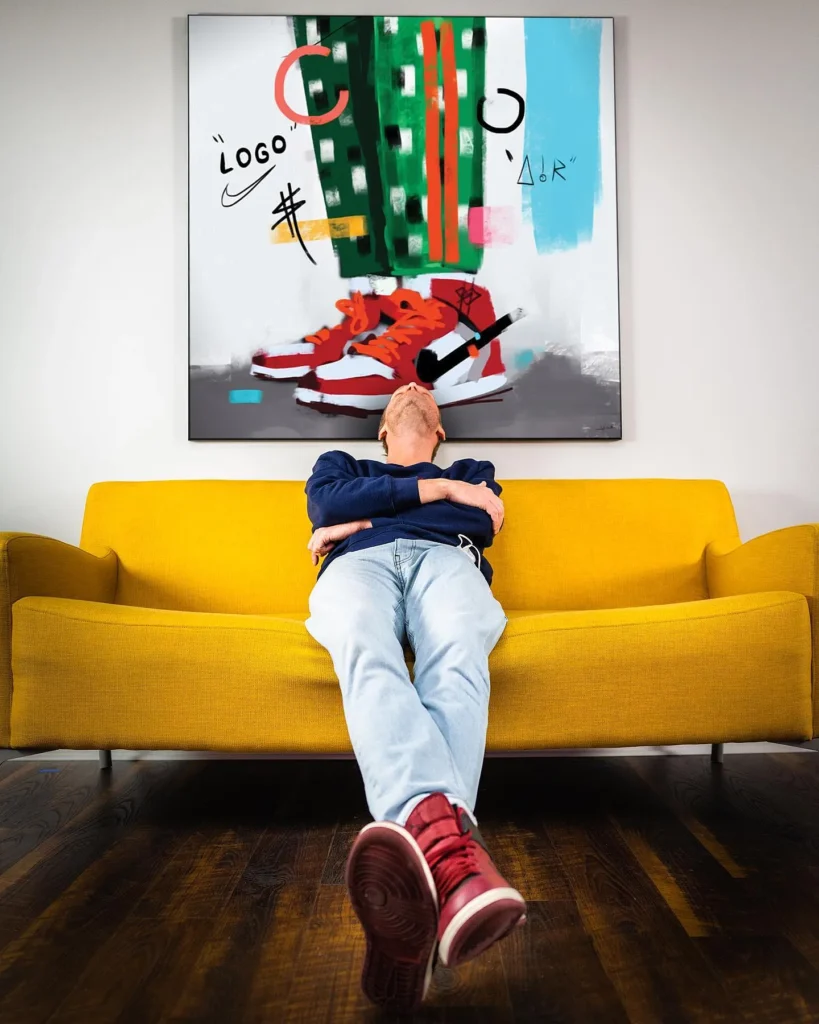 Logo Street Nike Air Jordans Pop Art
