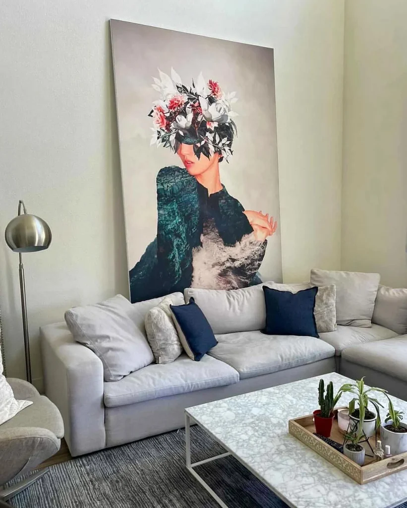 Kumiko Floral Head Wall Art