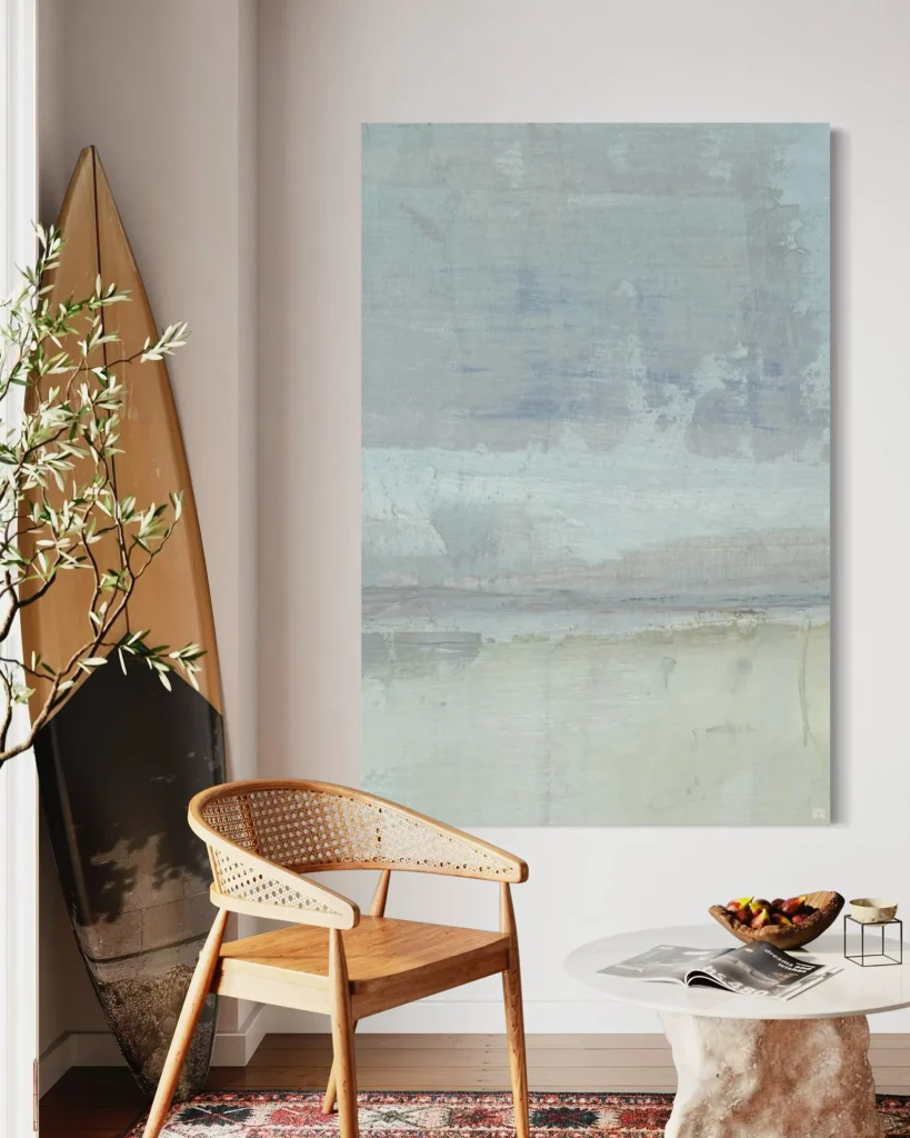 Coastal Tones Abstract Wall Art