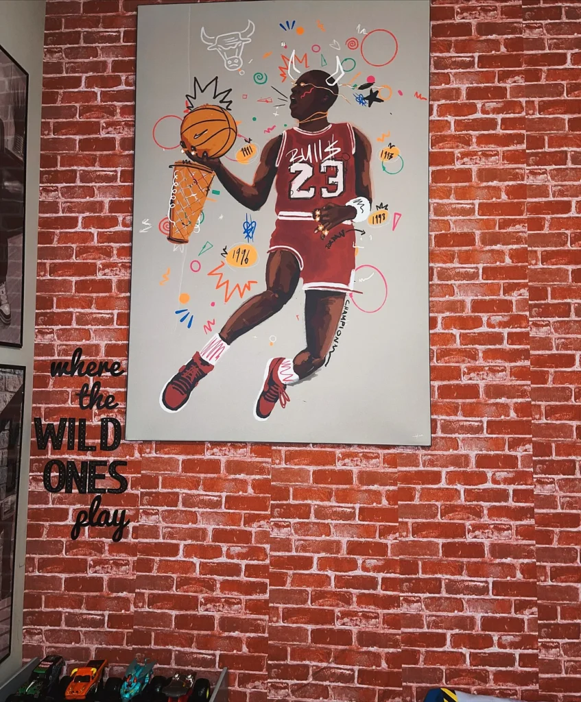 Flying Bull Michael Jordan Art