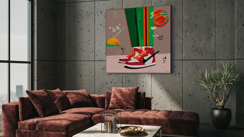 Logo Street Nike Air Jordans Pop Art