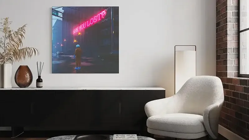 Are You Lost? Neon Wall Art