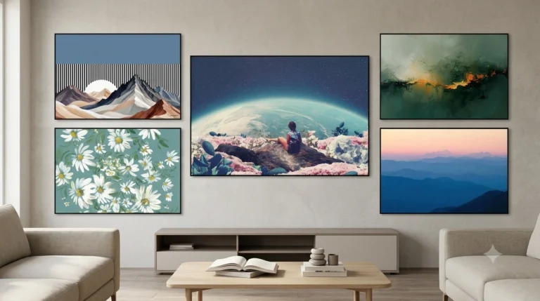 7 Oversized Large Canvas Wall Art Pieces That Instantly Upgrade a Room