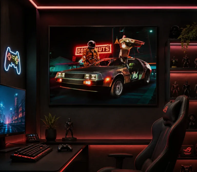 gaming room wall art ideas