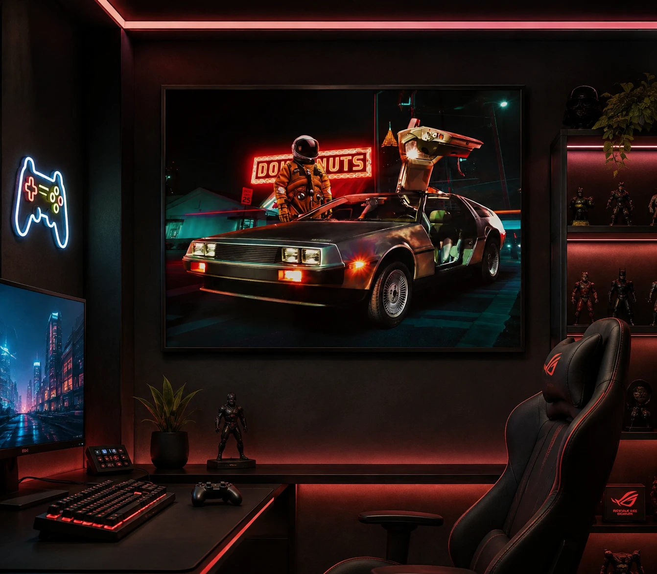 gaming room wall art ideas