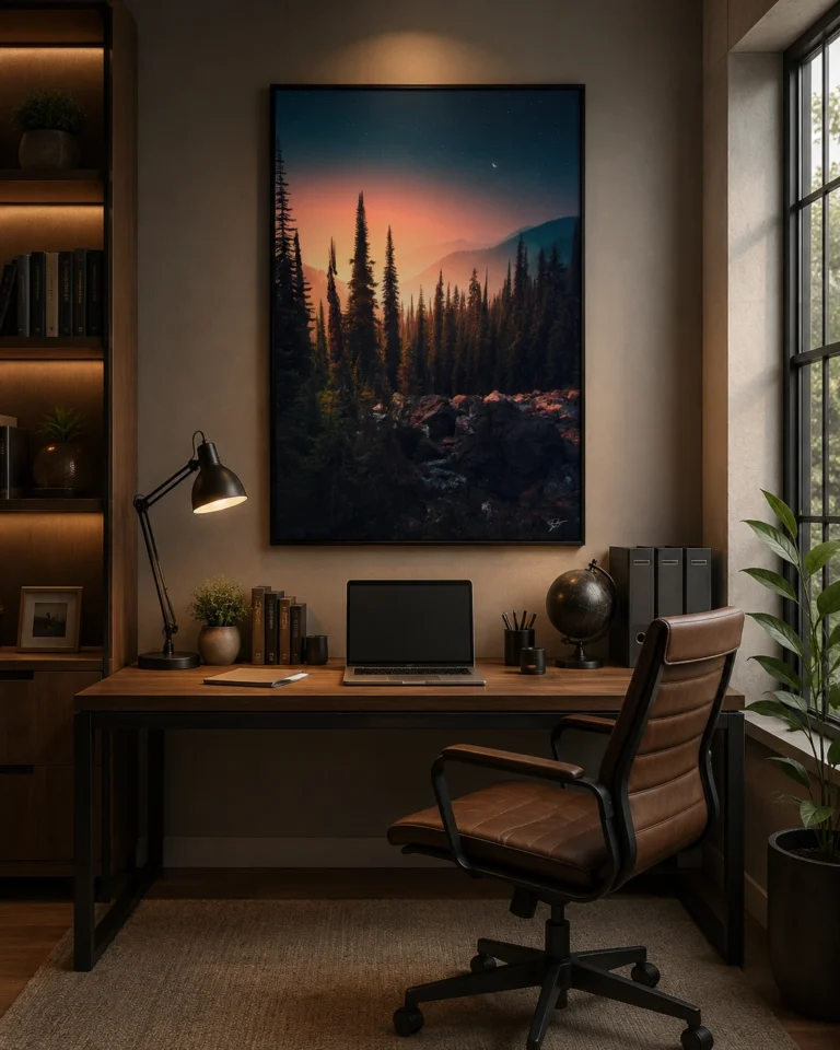 home office wall art ideas
