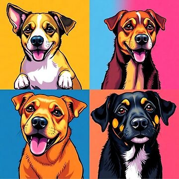 Pet Pop-Art Pet Portrait Sticker