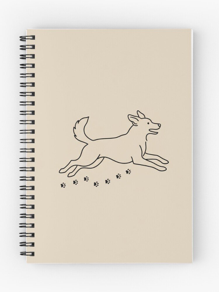 Paws & Pawprints Spiral Notebook