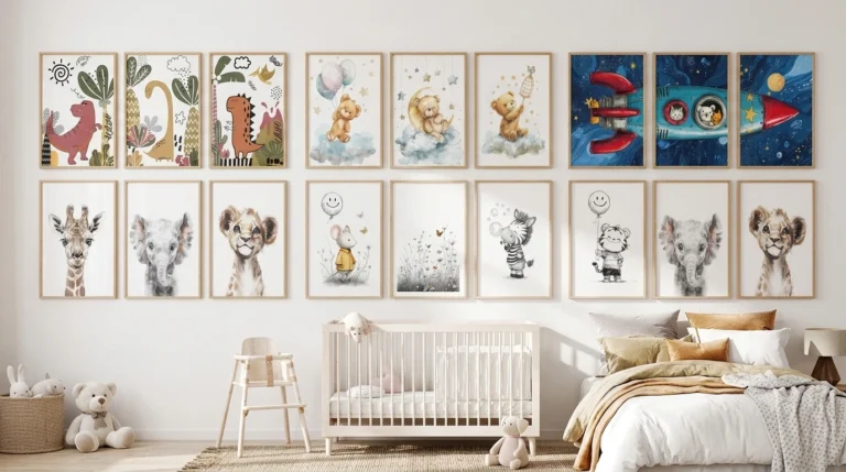 Nursery Wall Art That Brings Calm, Positive Energy to Your Child's Room 11 Sets Worth Considering