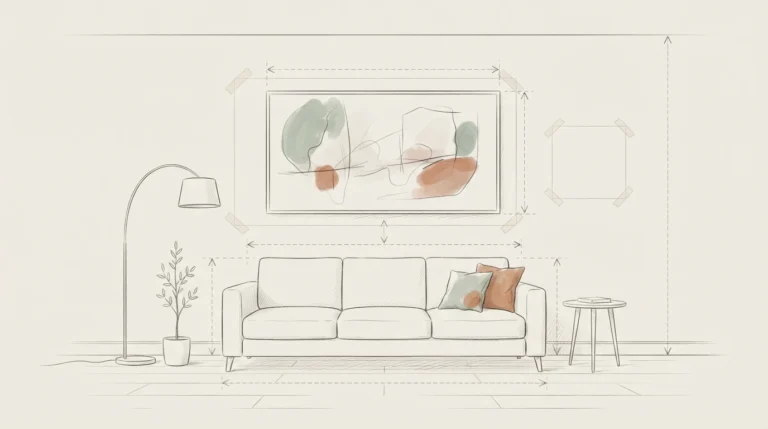Oversized Wall Art How Big Is Too Big A Room-by-Room Sizing Guide