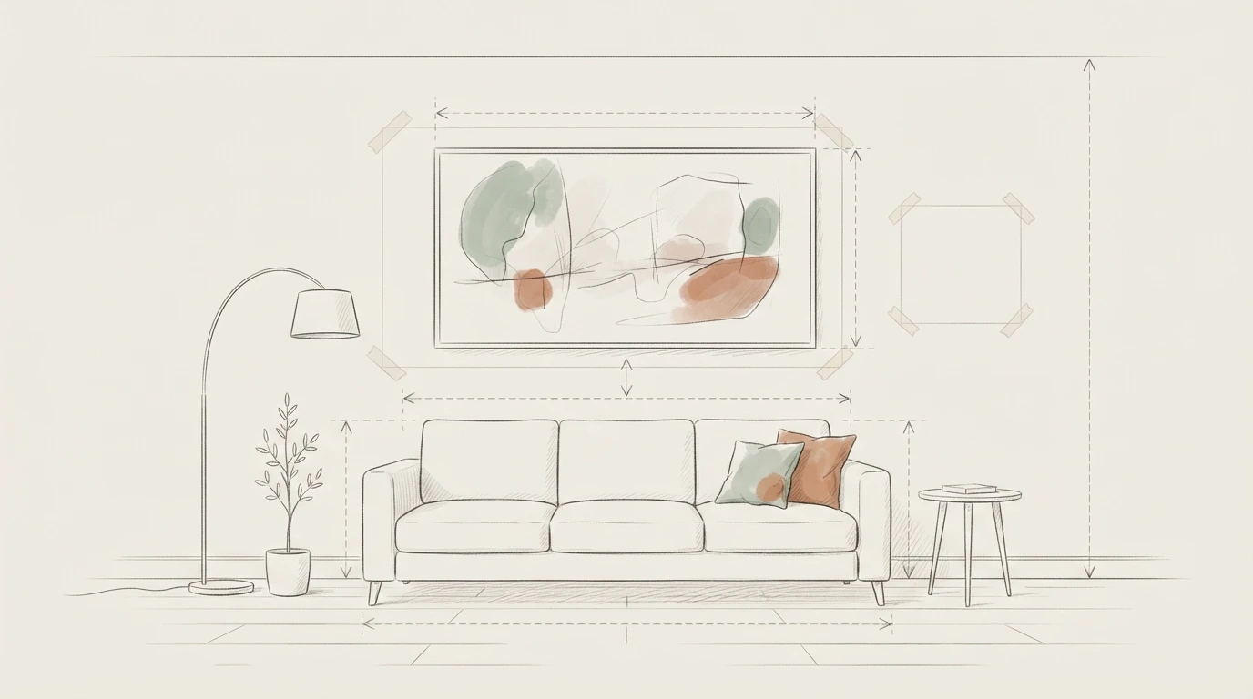 Oversized Wall Art How Big Is Too Big A Room-by-Room Sizing Guide