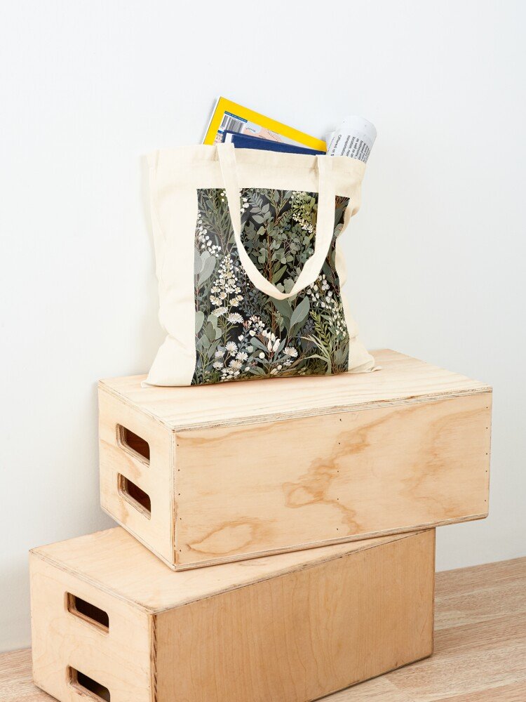 Botanical Prints – Eucalyptus Illustration Tote Bag